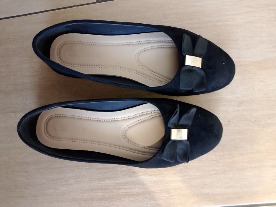 Baleriny zamsz 37