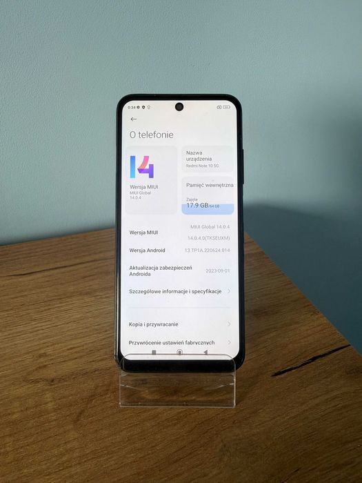 Redmi note 10 5G 64 Gb pamięci wbudowanej 4GB Ram stan dobry