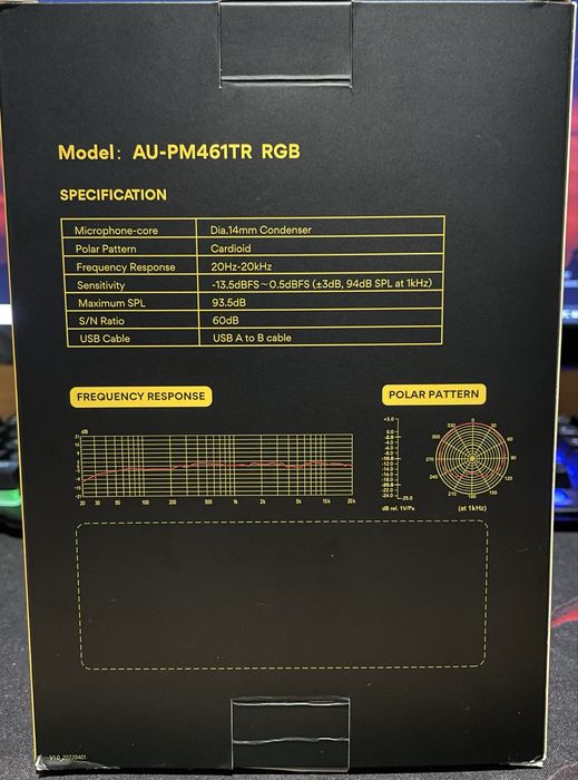 USB-мікрофон Maono PM461 з RGB-підсвіткою