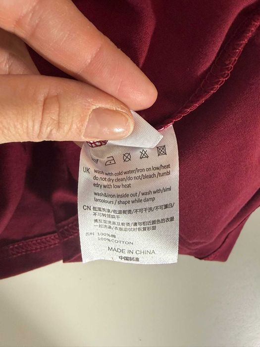 Męski Bawełniany Tank Top na Siłownię – Bordowy XXL