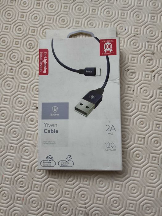 Cabo USB Baseus Yiven para Iphone - Novo