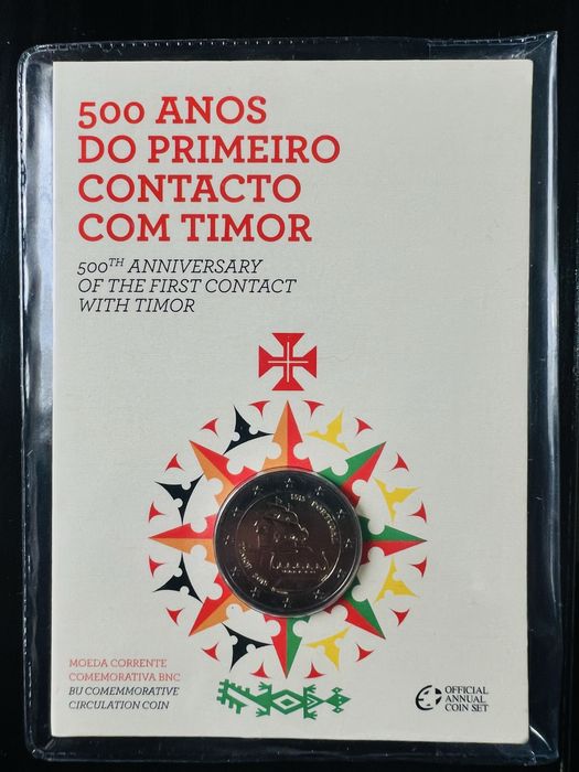 Moeda 2 euro BNC Timor