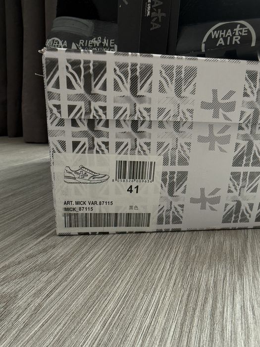 MADE IN ITALY Кроссовки Premiata Mick Black Blue (IN BOX)