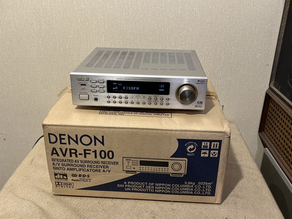 Транзисторный миди ресивер премиум класса DENON AVR-F100