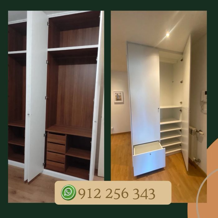 Roupeiros e closets modernos (por orçamento)