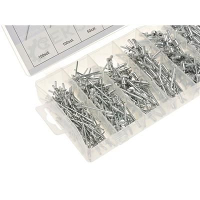 Zestaw nitów zrywalnych nity aluminiowe 400szt
