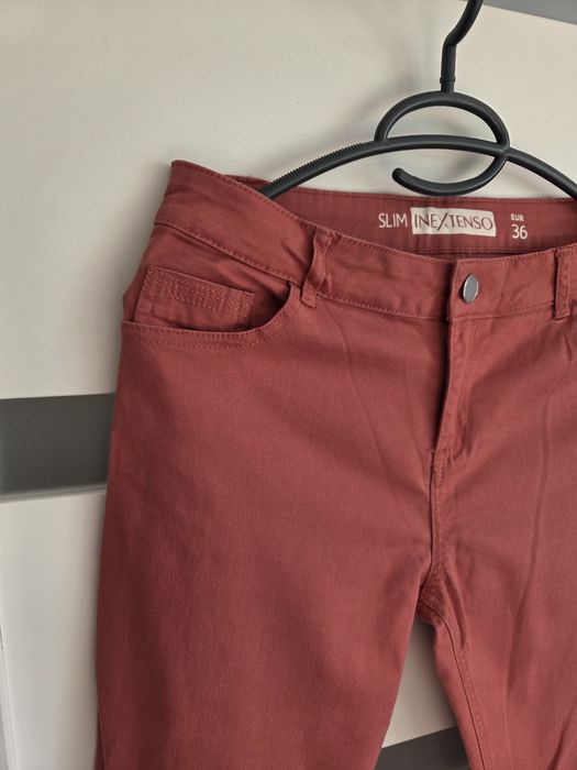 Spodnie slim ceglaste In Extenso r.36 S