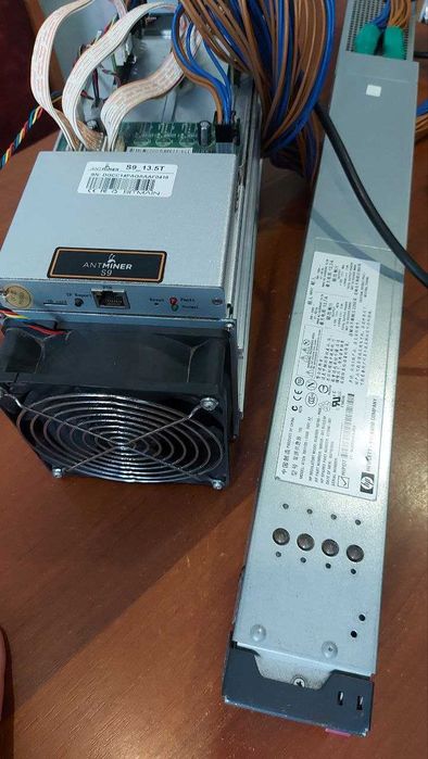Antminer s9 с блоком питания