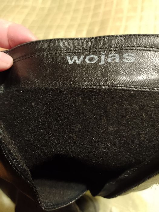 Długie kozaczki WOJAS 37 czarne