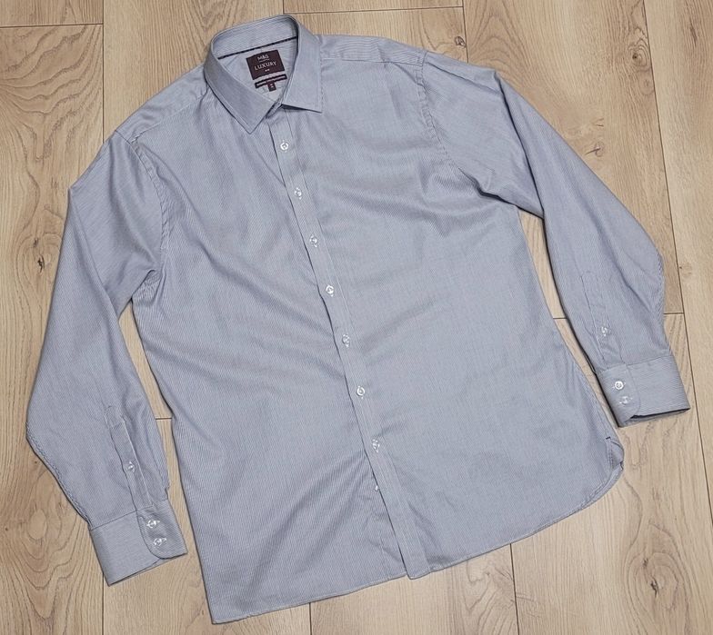 MARKS & SPENCER LUXURY Koszula Męska roz. 18/46