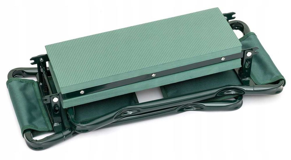 Садовий складний стілець для городу з органайзером, табурет - Колінник