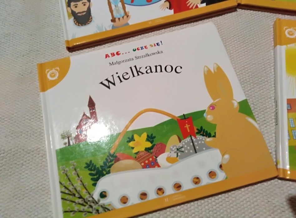 Książeczki ABC Zegar, Kalendarz, Dzień i noc, Wielkanoc