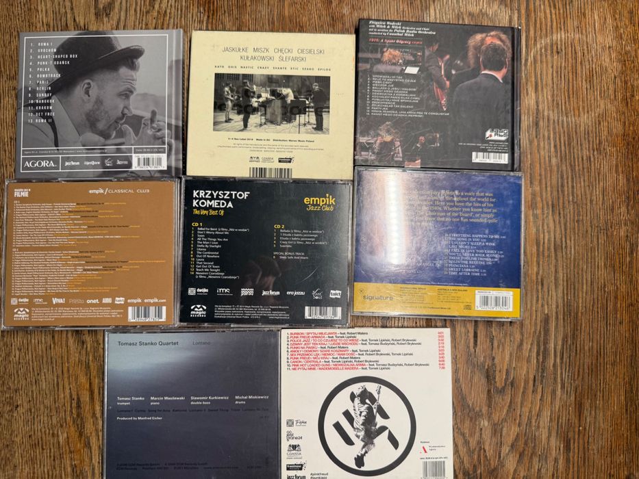 Jazz - 8 płyt CD Pink Freud, Komeda, Sinatra, Mazolewski, Stańko