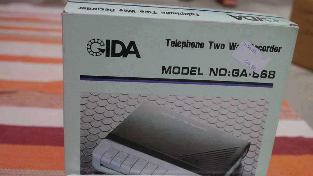 GIDA GA-868 Telephone Two Way Recorder — Novo na Caixa