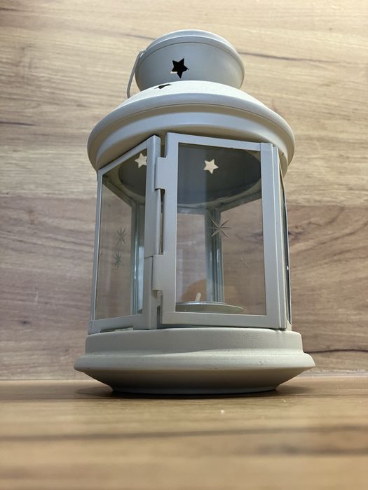 Ikea Rotera Latarenka Biały 301.229.86 (lampion)