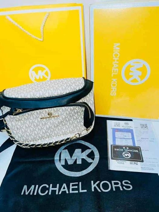 Torebka damska listonoszka nerka Mk Michael Kors monogram