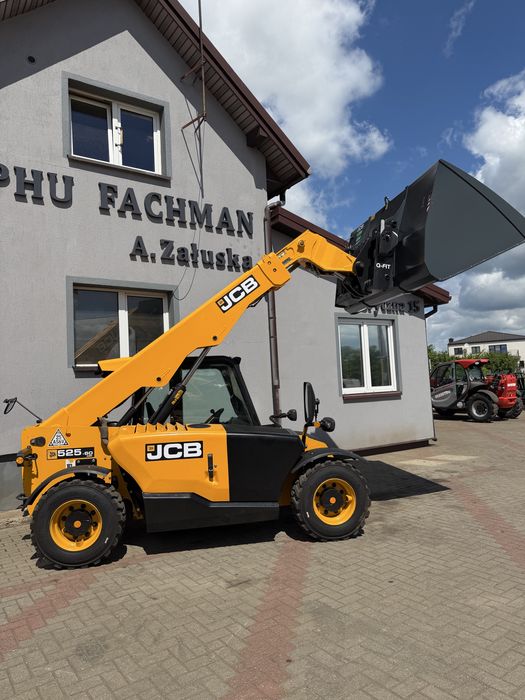 Ładowarka JCB 525-60AGRI  2018r KLIMA bardzo ładba niska kompaktowa 1,8m