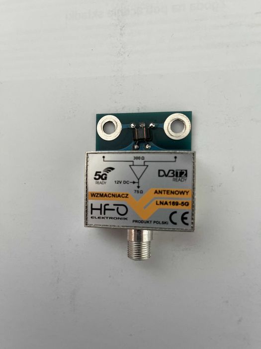 Wzmacniacz antenowy DVB-T2 z filtrem 5G  LNA169-5G +24dB