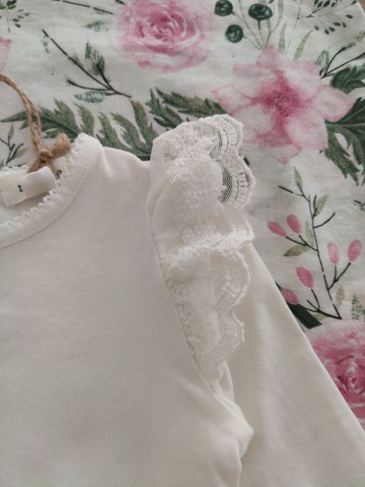 Body i legginsy z falbanką Newbie nowe 80 rozmiar