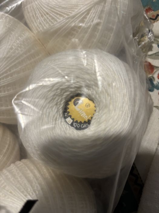 Rolo de algodão  19 rolos marca limol 100% Algodão mercerizado
