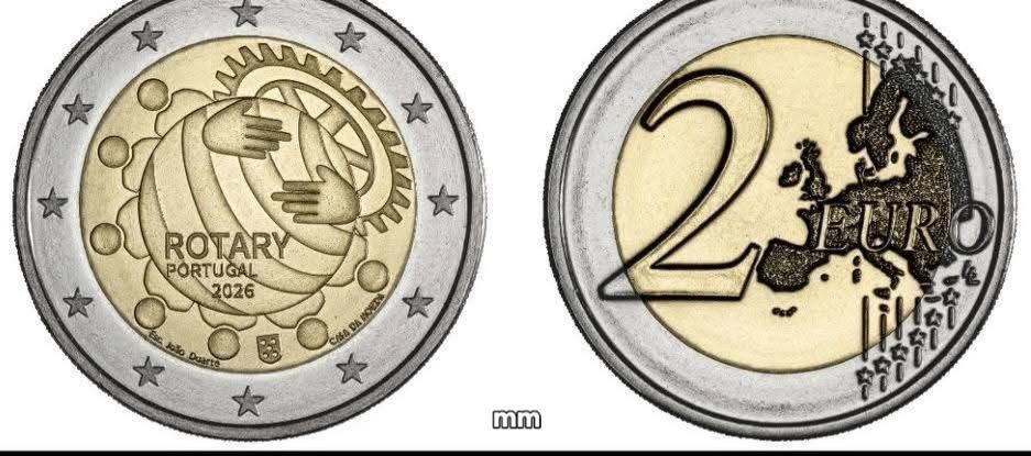 Moeda 2€ Rotary Club