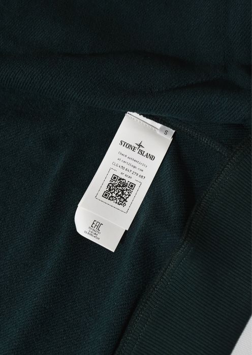 БЕЗ ПЕРЕДОПЛАТИ: Зіп худі Stone Island темно-зелений