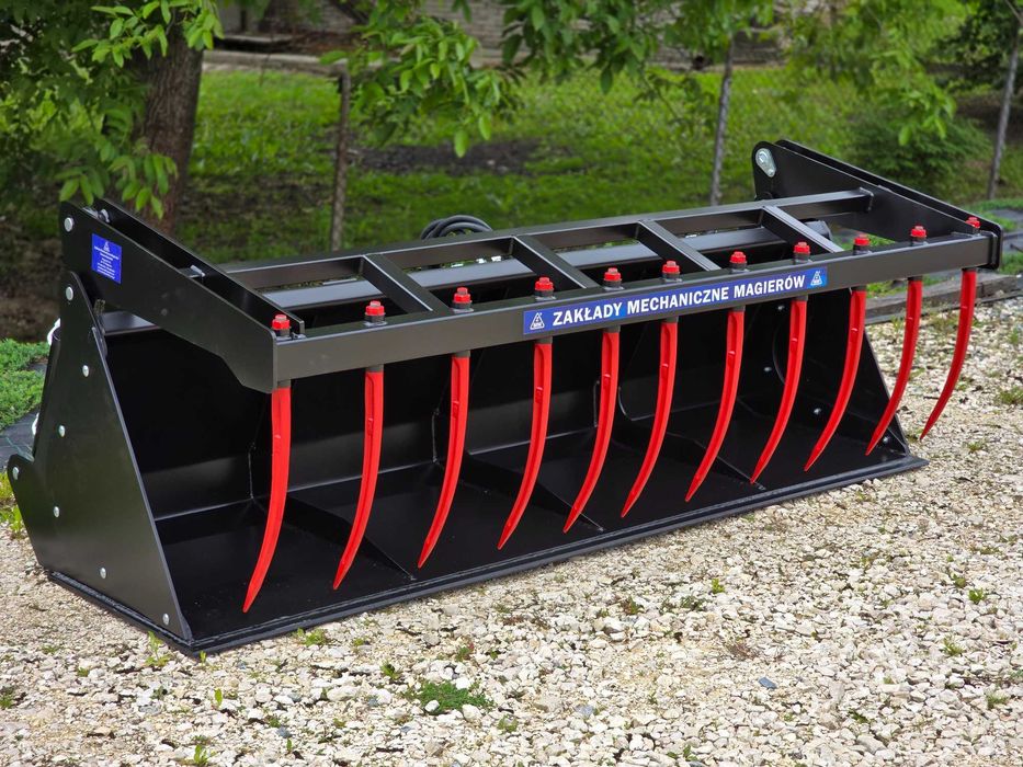 Łyżko krokodyl 2 metry zaczep euro sms faucheux do obornika kiszonki