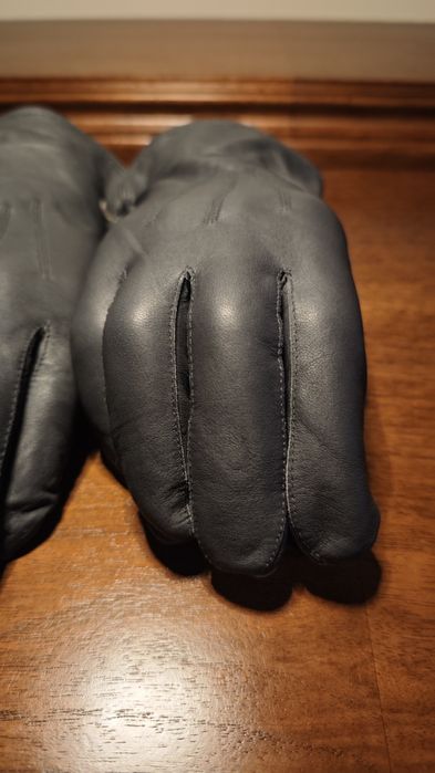 Шкіряні рукавичкі зима весна осінь чоловічі розмір 9 (Німеччина)