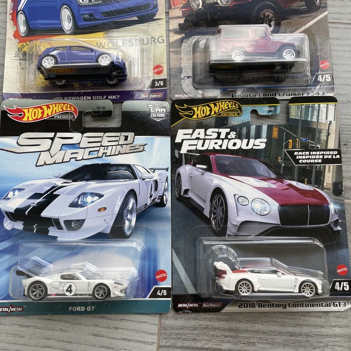 Hot Wheels Premium серії bentley fast&furious toyota cruiser