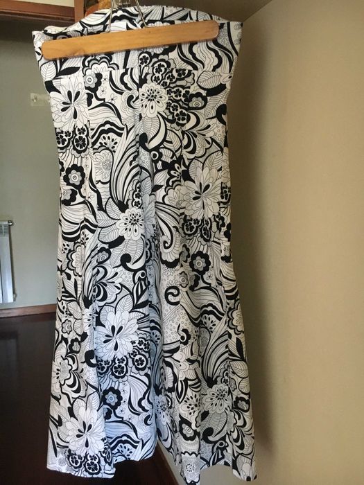 Vestido cai-cai Midi