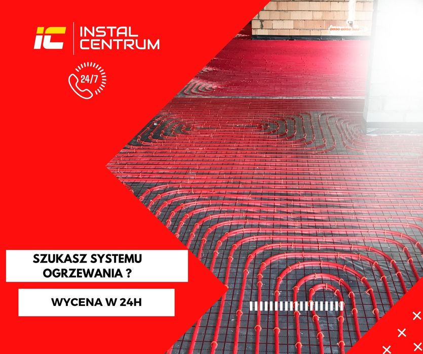 instalacja ogrzewanie podłogowe, płaszczyznowe cała POLSKA