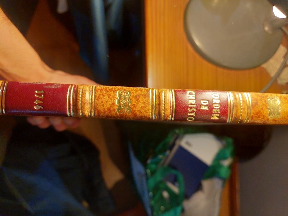 Livro Estatutos e Definições da Ordem de Cristo-1746