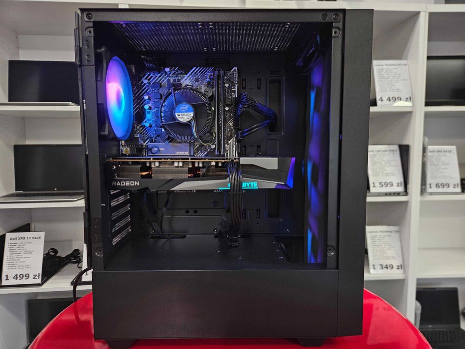 OD RĘKI! Nowy Komputer Gamingowy i5-10400f 1TB 16GB RX 7600 8GB FV23