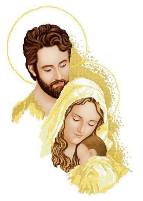 Вишивка бісером Святе Сімейство