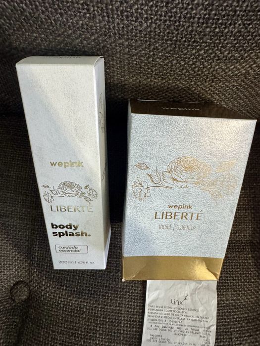 Kit da We Pink . Linha Liberté. Perfume e Body Splash. Vendido em conjunto .
