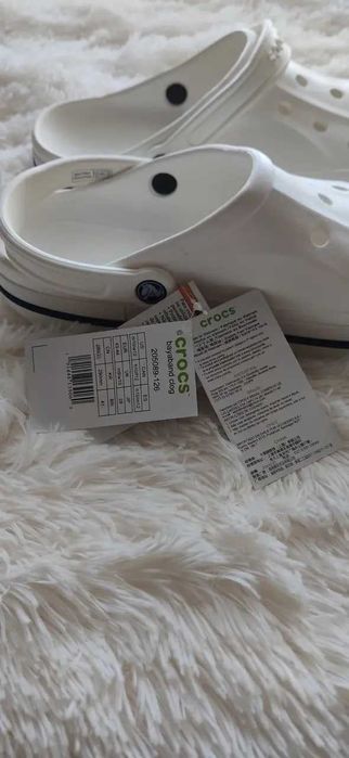 Crocs Bayaband Clog White – стильні крокси для повсякденного носіння