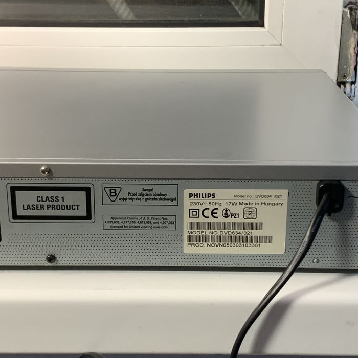 Philips DVD 634 Video Player Відеоплеєр