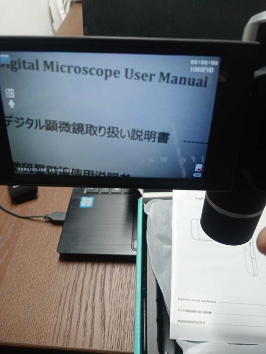 Microscópio Digital Portátil Andonstar AD203 – Ecrã 4" – NOVO em Caixa