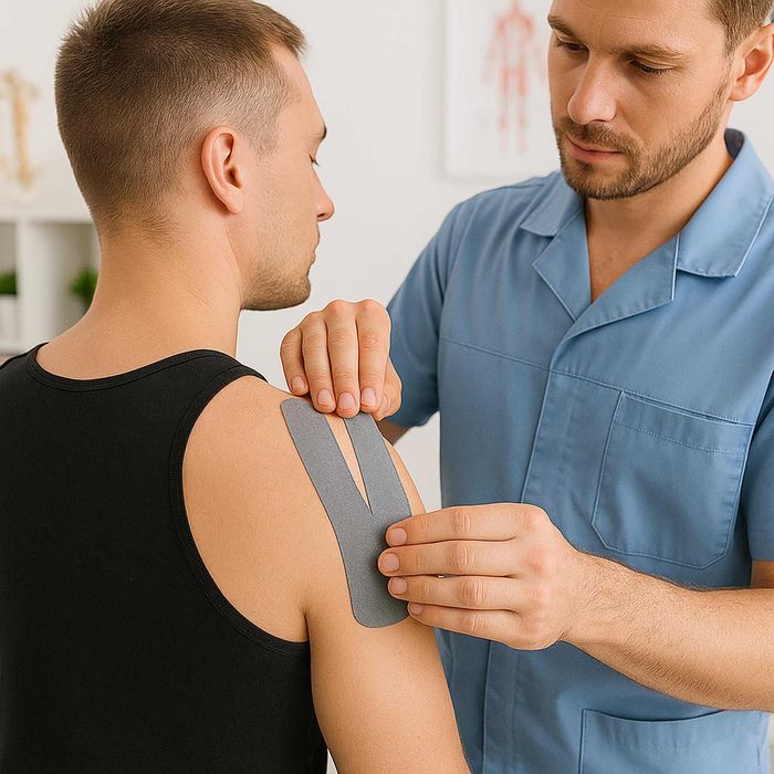 Kinesiotaping Tejpy Tejpa Taśma Kinezjologiczna na Bark Kolano Twarz 5m