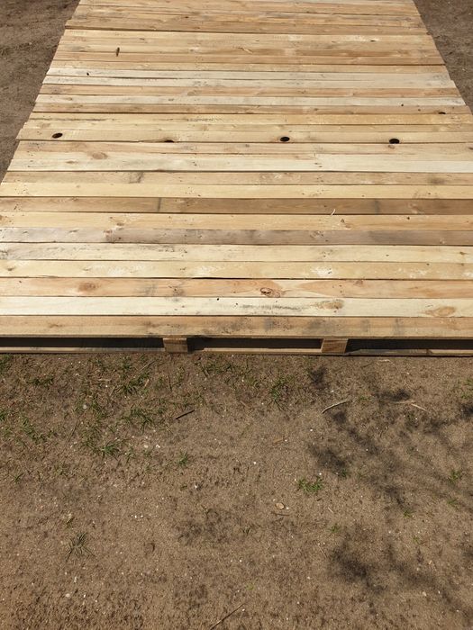 Palety z pełną podłogą gotowe podesty