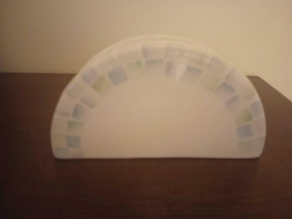 Porta Guardanapos - Pintado à Mão - Como Novo