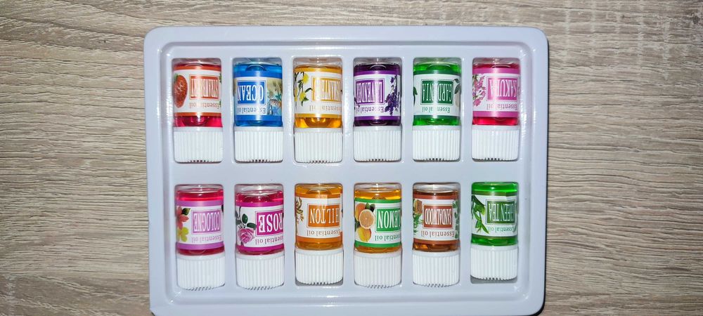 olejki eteryczne zapachowe aromaterapia zapach 36 ML 12 x 3 ml
