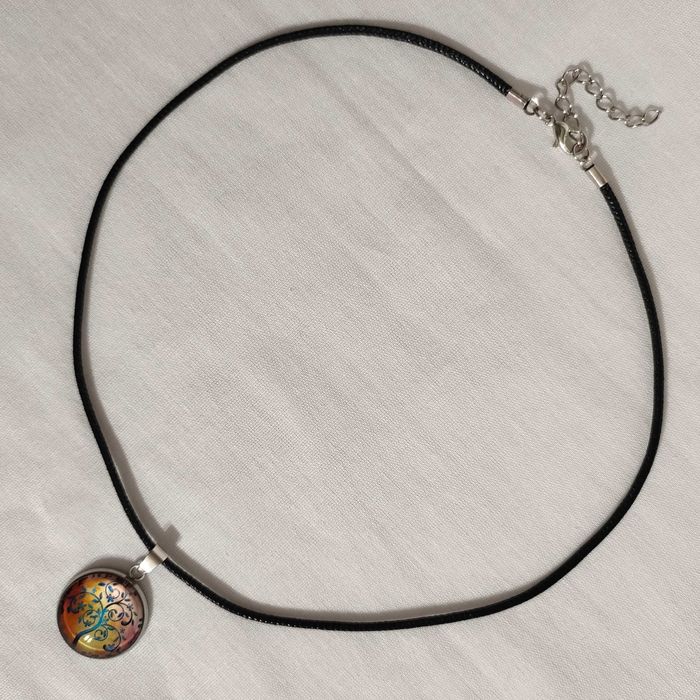 N219 Naszyjnik Drzewo Drzewko Handmade