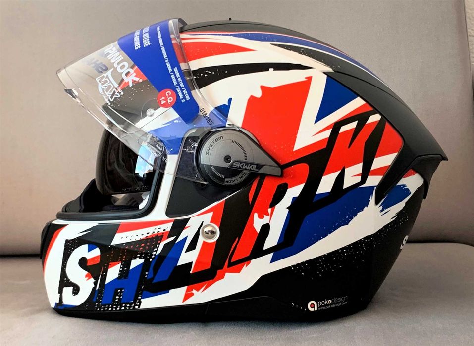 Capacete NOVO Shark D-Skwal 35% Desconto+Pinlock. Tamanho XS