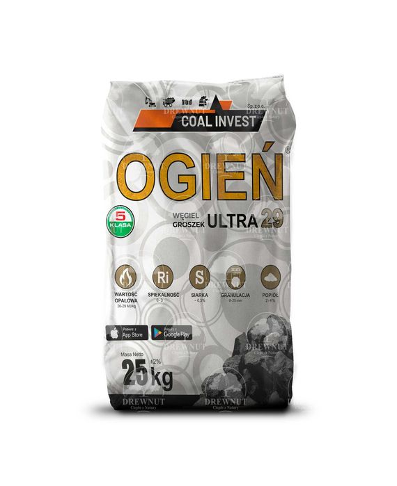 Groszek Ogień Ultra worek 25kg niespiekający