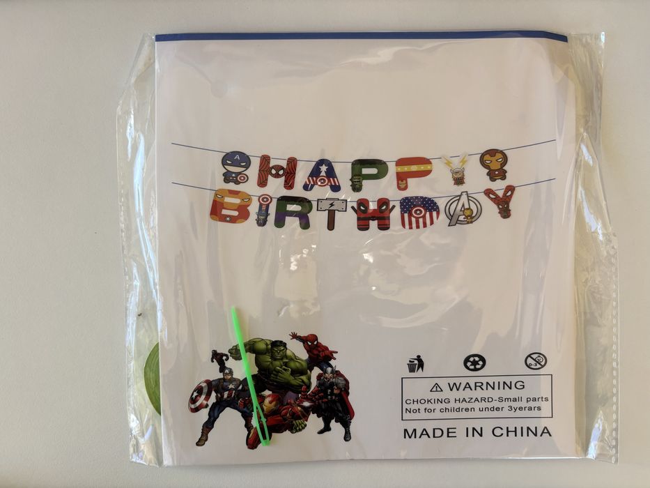 Decoração aniversário Avengers