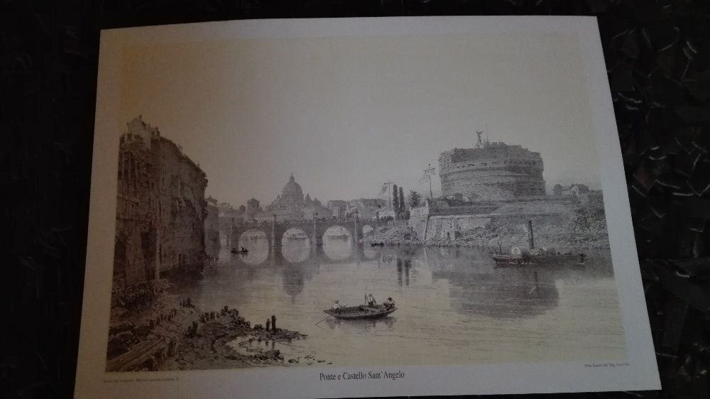 Litografias -Imagens de Roma