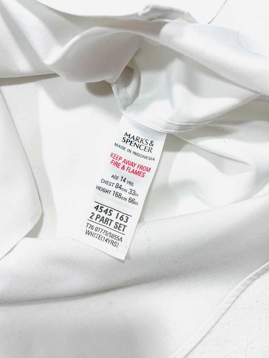 Biała koszula Marks & Spencer 14yrs