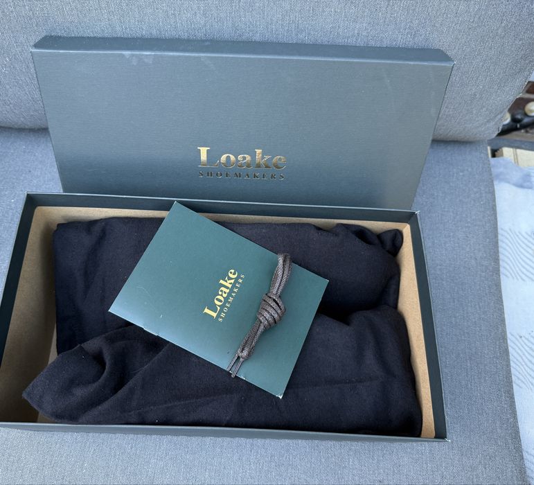 Nowe Loake Chester Tan Brogsy 10 F (F-regular) skòra