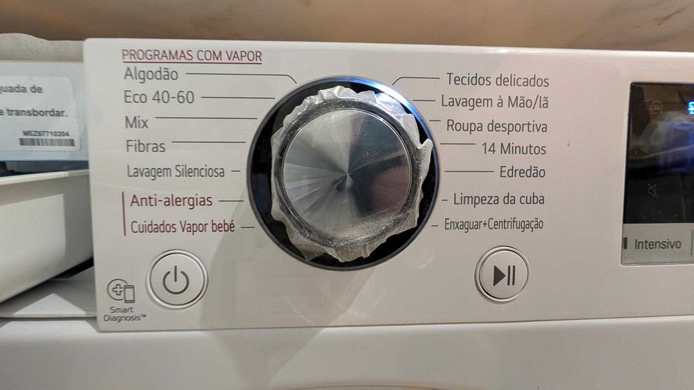 Máquina de Lavar Roupa LG 10.5 kg (1400 rpm) - Como Nova (Pouquíssimo Uso) / LG Washing Machine 10.5 kg / 1400 rpm - Like New (Barely Used)